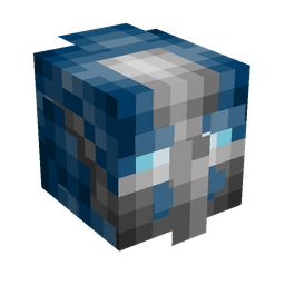 Black skin: head render