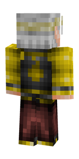 Black skin: body, back render