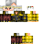 Black skin: raw texture render