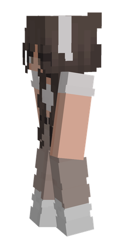 Black skin: body, left side render