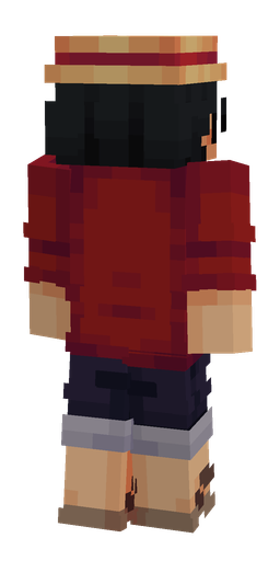 Black skin: body, back render