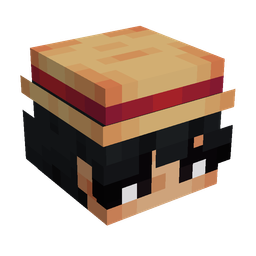 Black skin: head render