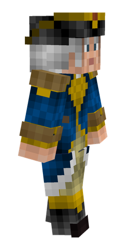 Black skin: body, right side render