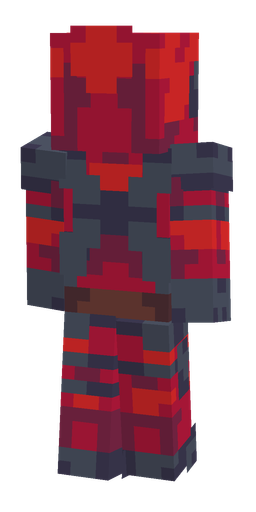 Blue skin: body, back render