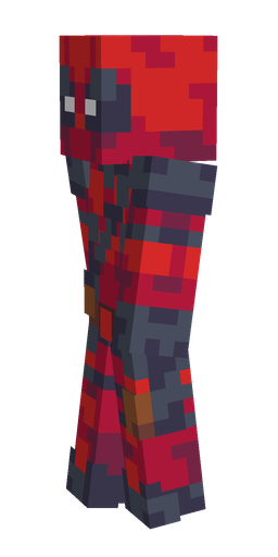 Blue skin: body, left side render