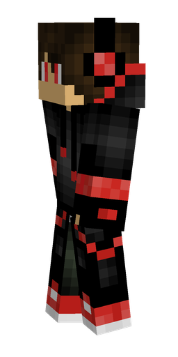 Black skin: body, left side render