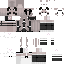 Black skin: raw texture render