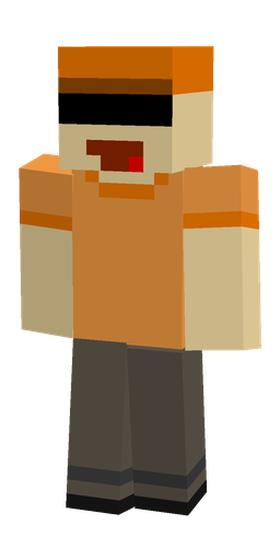 Black skin: body, front render