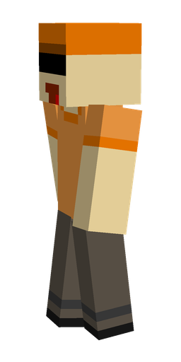 Black skin: body, left side render