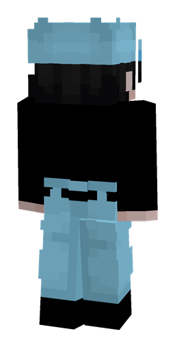 Black skin: body, back render