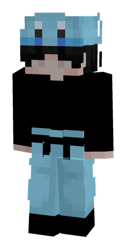 Black skin: body, front render