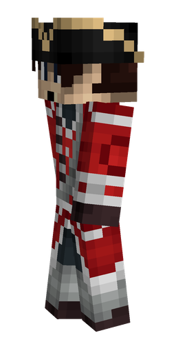 Black skin: body, left side render