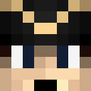 Black skin: face render