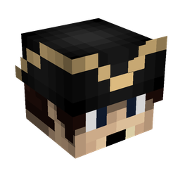 Black skin: head render