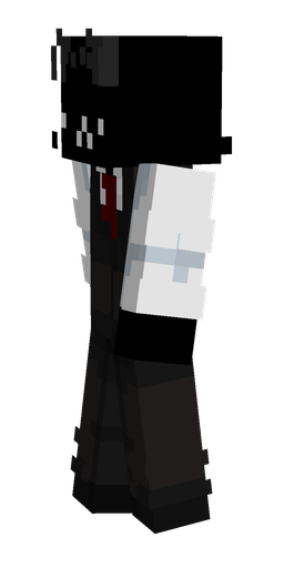 Black skin: body, left side render