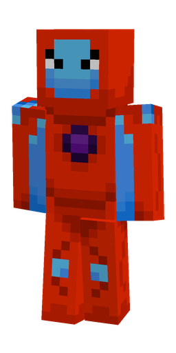 Blue skin: body, front render
