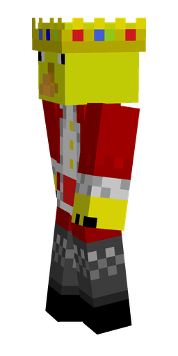 Black skin: body, left side render