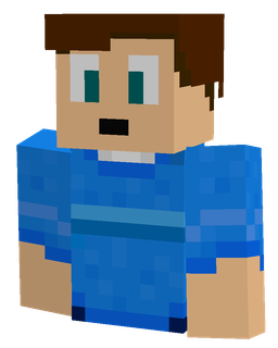 Blue skin: bust render