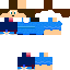 Blue skin: raw texture render