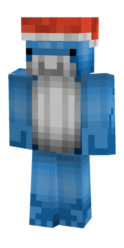 Blue skin: body, front render