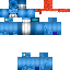 Blue skin: raw texture render