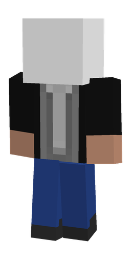 Black skin: body, front render