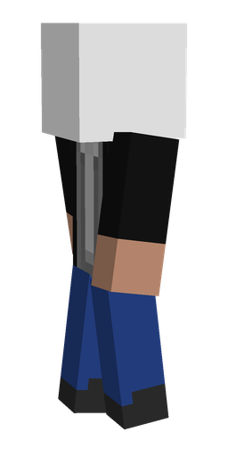 Black skin: body, left side render