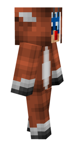 Blue skin: body, right side render