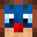 Blue skin: face render