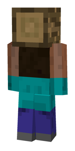 Blue skin: body, back render