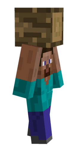 Blue skin: body, right side render