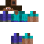Blue skin: raw texture render
