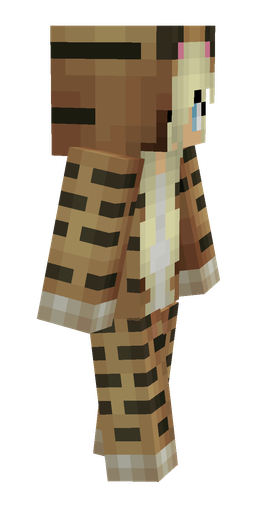 Brown skin: body, right side render