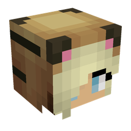Brown skin: head render