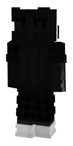 Black skin: body, back render