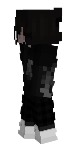 Black skin: body, left side render