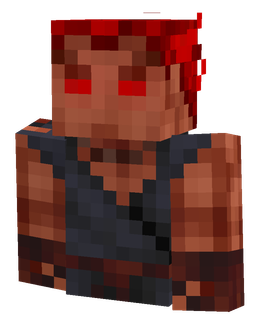 Black skin: bust render