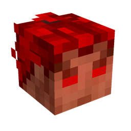 Black skin: head render