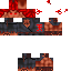 Black skin: raw texture render