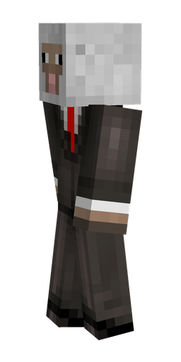 Black skin: body, left side render