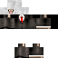 Black skin: raw texture render