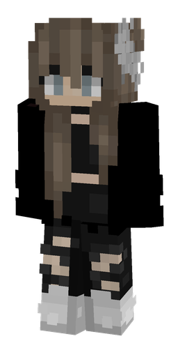 Black skin: body, front render
