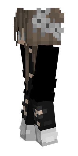 Black skin: body, left side render