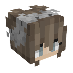 Black skin: head render
