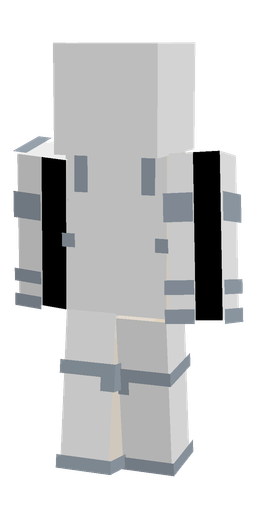 Blue skin: body, back render