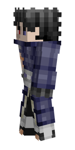 Black skin: body, left side render