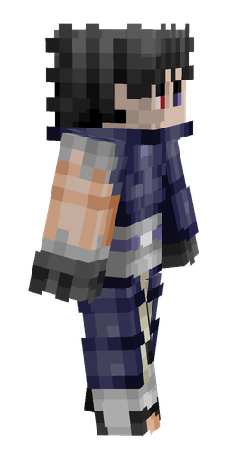 Black skin: body, right side render