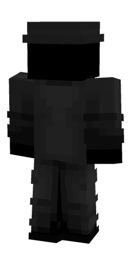 Black skin: body, back render