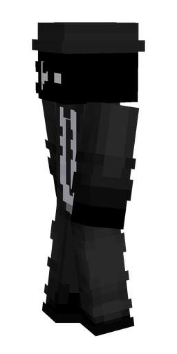 Black skin: body, left side render