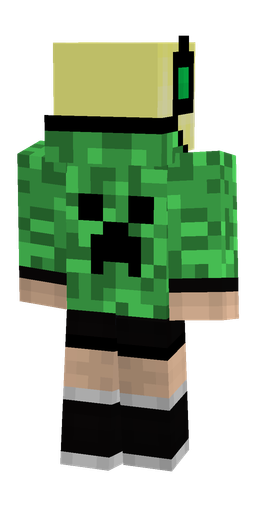 Black skin: body, back render